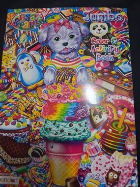 New Lisa Frank Color & Activity Book